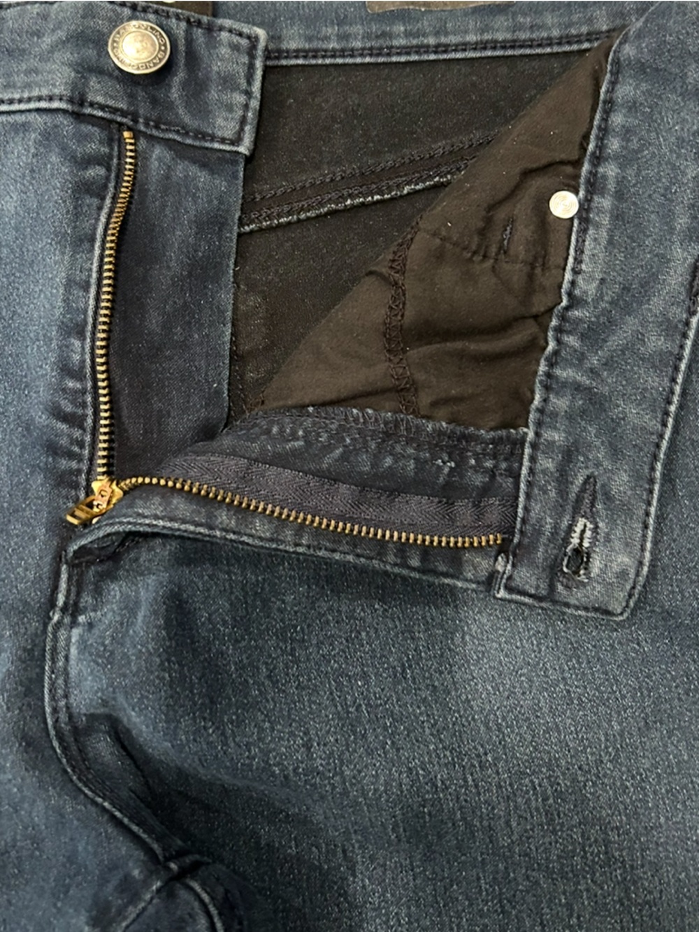Bandolino Women’s Blue Denim Straight Amy Jeans Size 10 - Picture 6 of 8